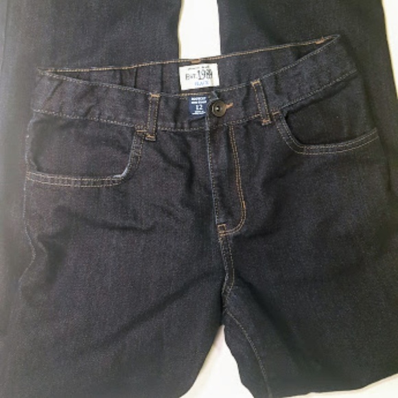 boys black bootcut jeans